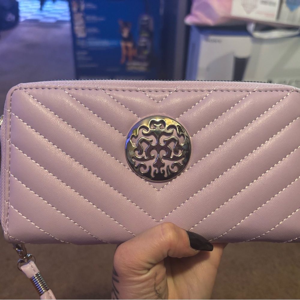 Elegant Lavender Quilted Wallet